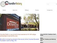 Tablet Screenshot of chandler-rotary.org